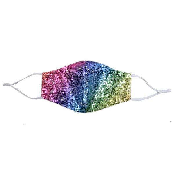 

bling sequins protective pm2.5 dustproof mouth cover washable face masks fashion bar dance earloop cotton cycling party mask 2agp1e