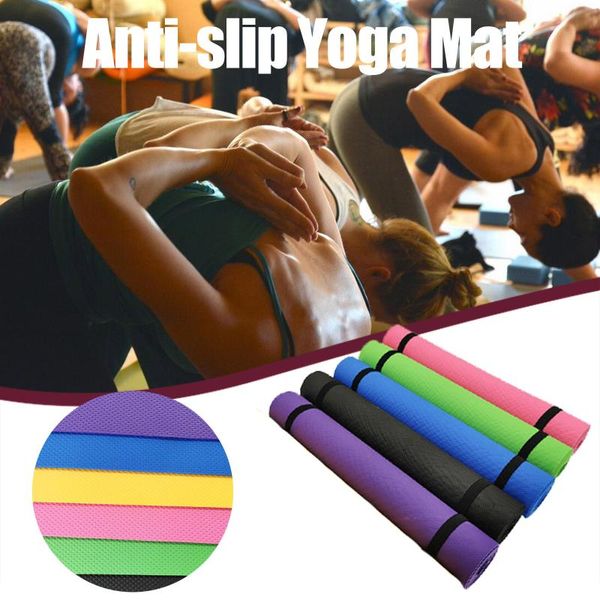 

yoga mat sports fitness mat 3mm-6mm thick eva comfort yoga mafor exercise soild and pilates foam gymnastics