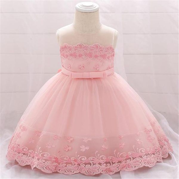 

new baby girls dress infant toddler dresses for baby 1st year birthday dress lace christmas baptism gown infant party, Red;yellow