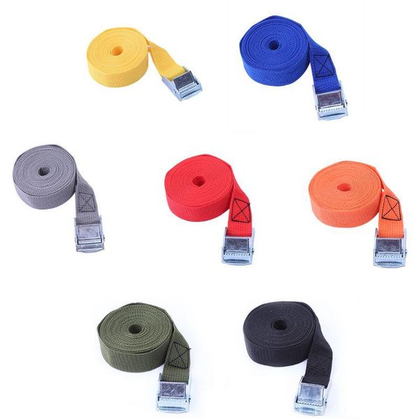 

2m buckle tie-down belt with metal buckle for car motorcycle bike tow rope belt g6kc