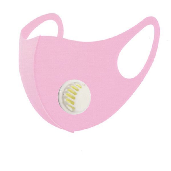 

factory aspirator ice silk cotton face mask with valve breathing washable reusable fans protective mouth cover adults ch
