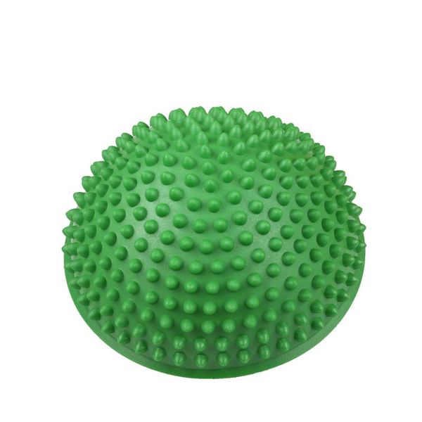 

itstyle pvc inflatable yoga balancing massage ball semicircle tactile exercises trainer stabilizer pilates fitness bosu ball wmtpyx xhlove