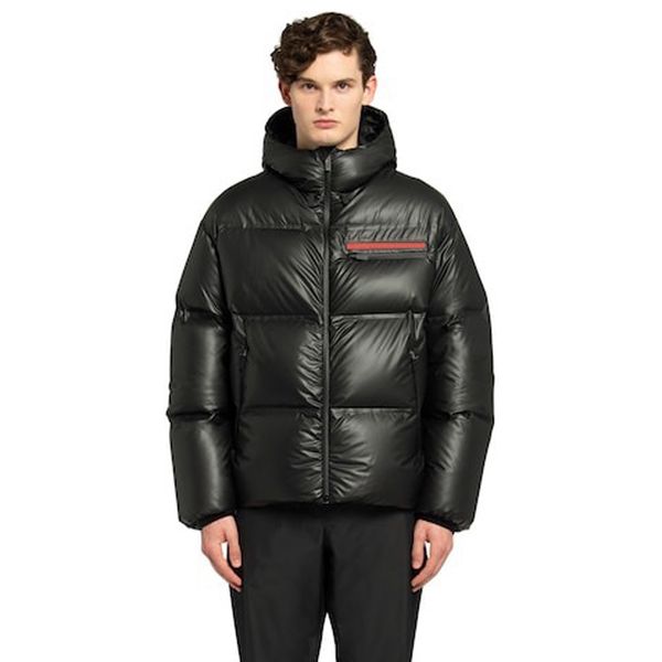 

20fw winter warm outdoor outwear windproof waterproof hooded down jackets fashion high end coats street simple black down jacket hfymyrf102