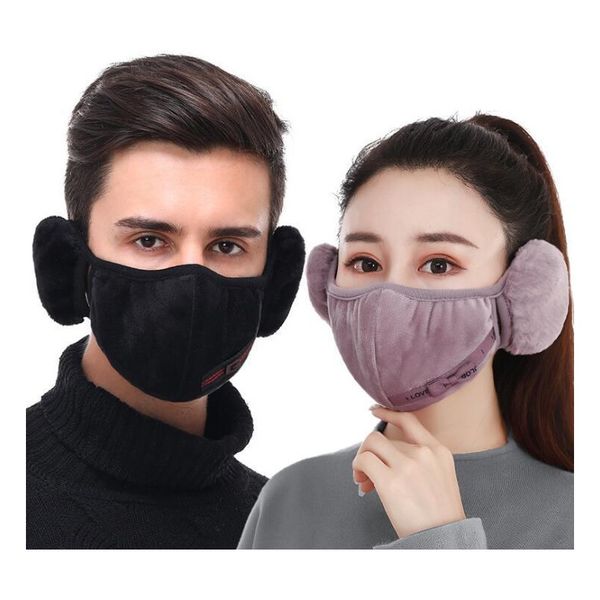 

warm winter face mask 2 in 1 colorful earflap masks durable designer masks with plush ear protective mask pm2.5 th jllrso eatout