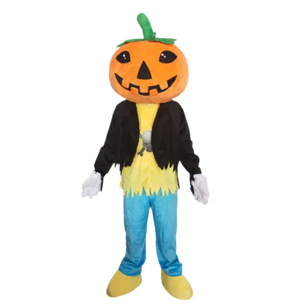 Costumi della mascotte Pumpkin Mascot di Halloween Costume di Natale Costume Costume Costume Costume per adulti