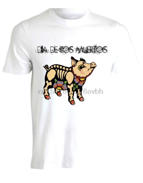 

day of the dead dia de los muertos pig halloween mens t- shirt ah39 sport hooded sweatshirt hoodie