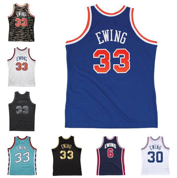 

stitched basketball jersey patrick ewing mitchell and ness 1985-86 91-92 95-96 classic retro jerseys men women youth s-6xl, Black;red