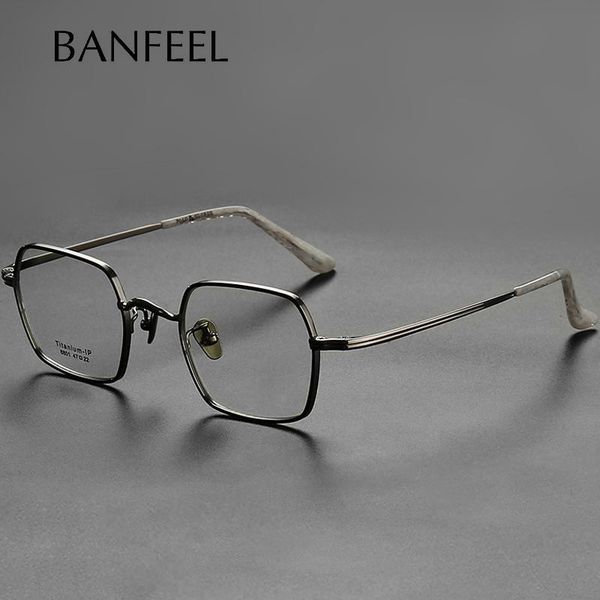 

fashion sunglasses frames ip titanium ultralight square glasses men optical hyperopia eyeglasses frame prescription spectacle high-quality e, Black