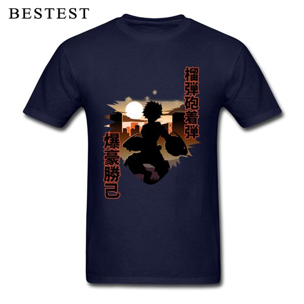 

sport bakugo silhouette t-shirt men my hero academia tshirt katsuki bakugo short sleeve t shirt boku no hero academia tees