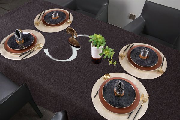 

vintage letters tablecloths wedding feast party ornamental table cloth thick rectangle home l oilproof table cover