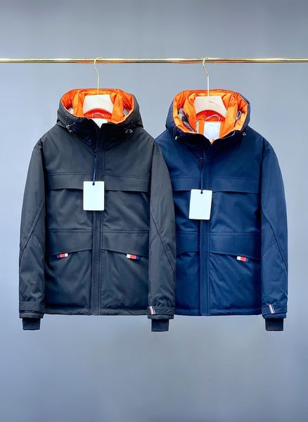 

mens stylist maya coat parka winter jacket men winter thermal radiation overcoat jacket north down jacket coat windproof cuffs size m-xxxl, Black