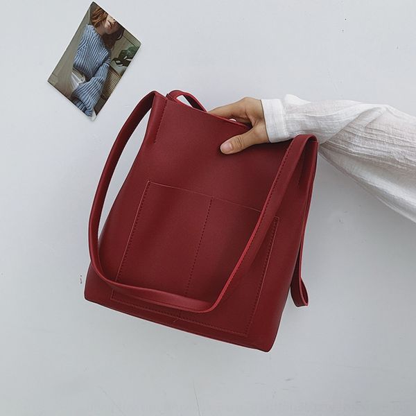 

akgu1 autumn 2020 shopping big women's korean large capacity bagshopping shoulder tote atmosphere handbag one fashion bagwomen's b