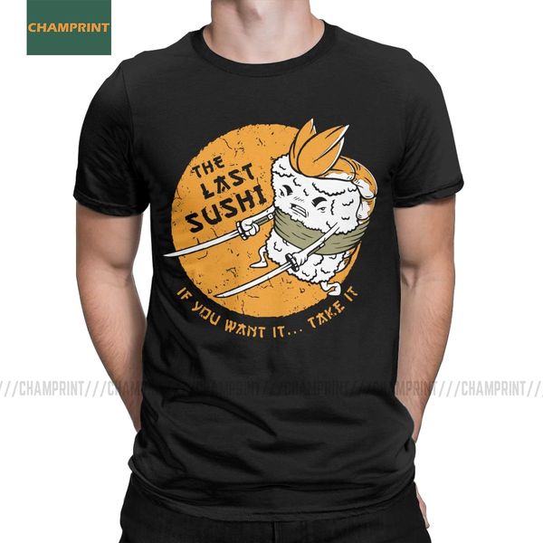 

the last sushi men's food cute kawaii sashimi rice cartoon nigiri tees short sleeve sport hooded sweatshirt hoodie men t shirt