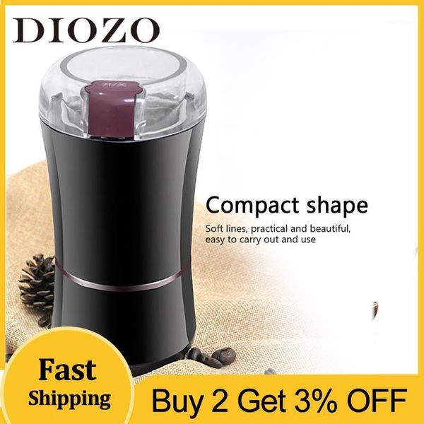 

diozo electric coffee grinder mini powerful coffee maker machine salt pepper spices seed mill herbs nuts bean grinder1