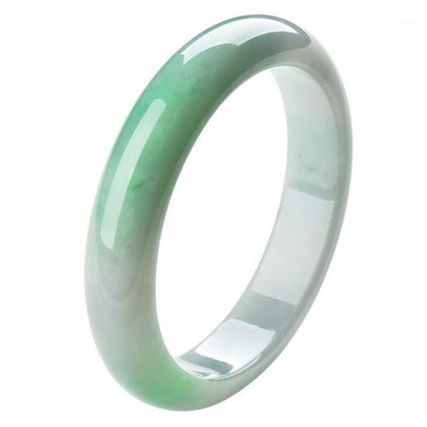 

natural myanmar green jade bangles handcarved flower jadeite jade bracelet emerald bracelets jewelry women bangle1, Golden;silver