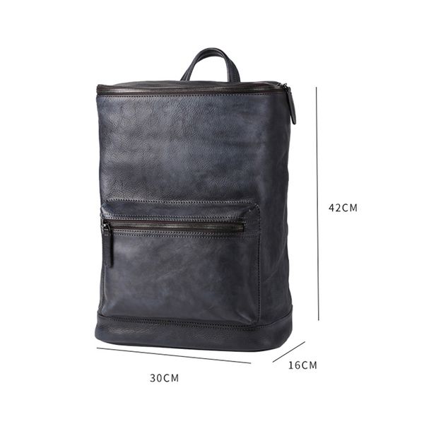 

hbp aetoo leather men backpacks, plant tanning cowhide computer bags 2022 new