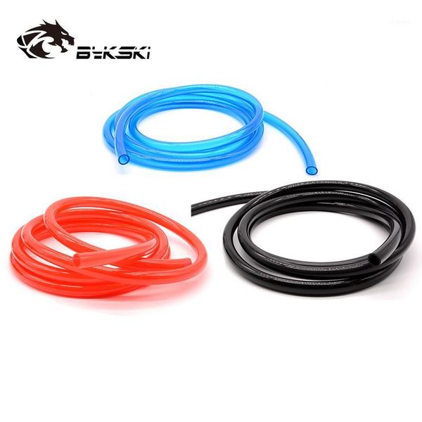 

fans & coolings bykski 9.5x12.7mm 3/8"id*1/2"od tube soft tubes transparent pvc pipe computer pc water cooling block adapter 1mete