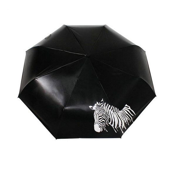 

jpzylfkzl black water обесцвечивание zebra зонтик дождь женщина ветрозащитная складные зонты зонт вода обесцвечивание цвет bbyhie