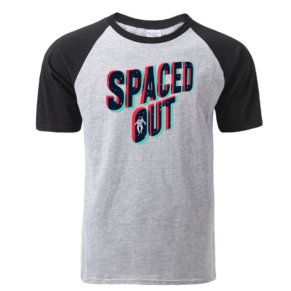 

spaced out astronaut print raglan summer hip hop casual short sleeve harajuku streetwear sport hooded sweatshirt hoodie men t shirt