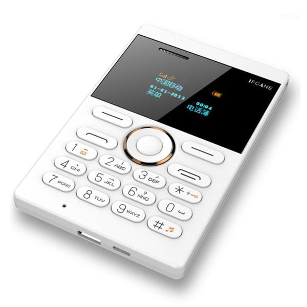 

e1 mini cell phone student version ultra thin mini card mobile phone fm radio1