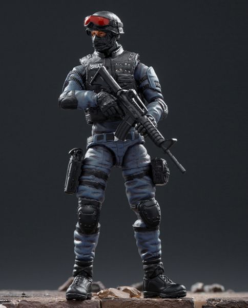 

joytoy 1/18 action figure swat soldier in-game character cross fire(cf) 1008