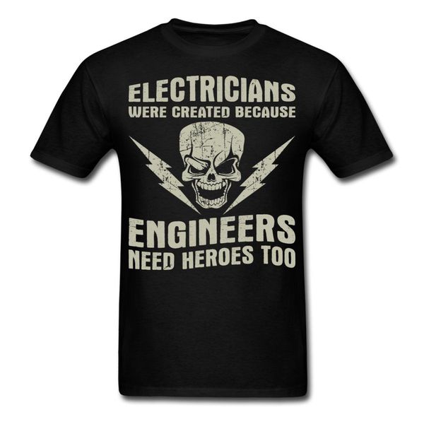 

electricians engineers need heroes short sleeve fashion summer printing casual summer fashion sport hooded sweatshirt hoodie t shirt