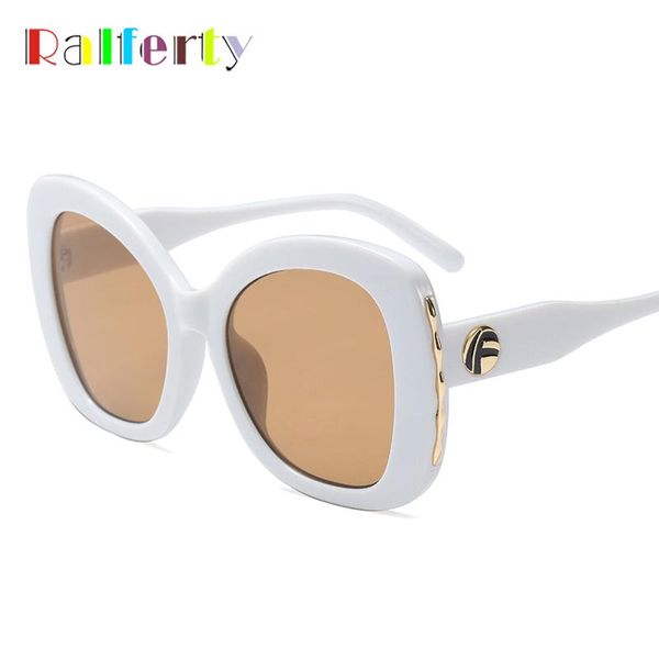 

sunglasses ralferty brand women europe and american luxury trendy sun glasses female white shades gafas f92147, White;black