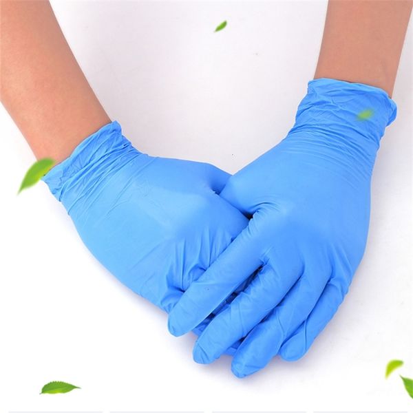 

warehouse factory wholesale disposable nitrile gloves with food grade hand guard household kitchen cleaning and waterprooutlet4zoo