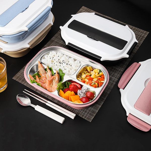 

tuuth 304 stainless steel 4 grids lunch box water injection insulation portable lunchbox for kids picnic office worker school qylqdr mywjqq