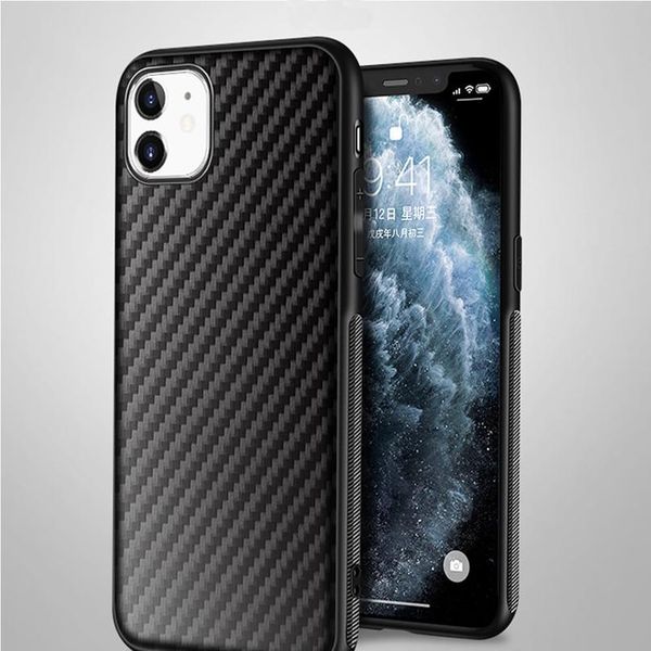 

back cover for huawei p40 lite e p30 pro p30lite p40lite carbon fiber tpu ultra-thin sile case for huawei p30 jllzal