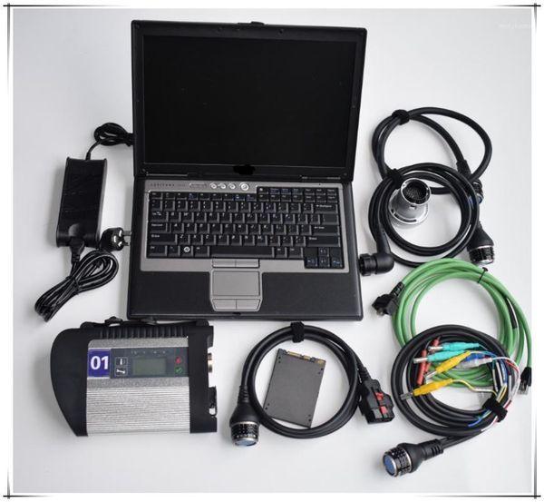 

super mb star diagnostic tool mb sd c4 with ssd software 2020.03v d-as x-en-try install in used computer d630 lapfull set1