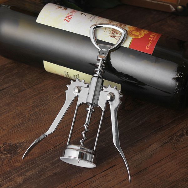 

wine opener bottle opener stainless steel metal strong pressure wing corkscrew grape opener kitchen dining bar accesssory s 17 j2