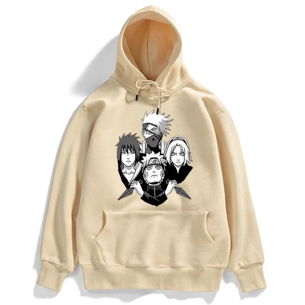 

pullovers men clothes japan anime new printing men's sweatshirt street trend hoodies mens printed comfortable hoody male, Black