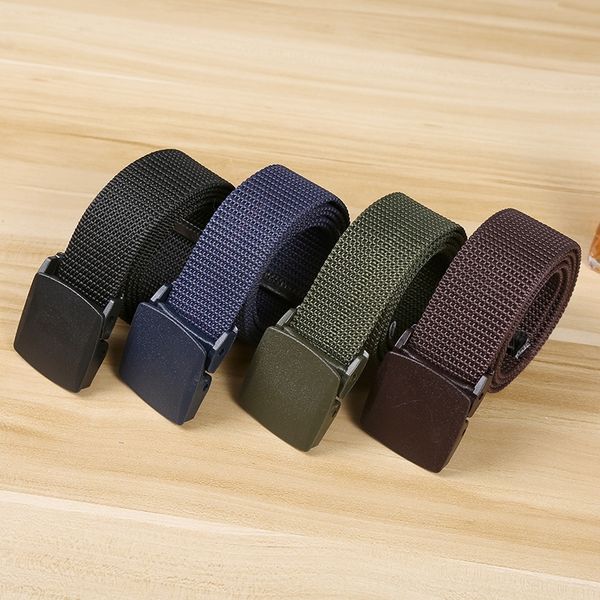

jpm2z fashion new cloth canvas for men belttraining women common canvas belt 2020 leisure belt and tactical ae8mf, Black;brown