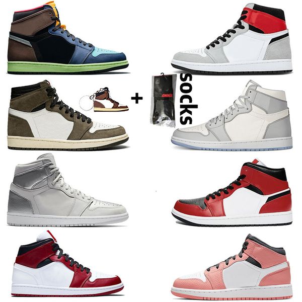 

1s jumpman 1 mens outdoor shoes bio hack royal toe mid bred multi shoes 1 banned pin green sport sneakers