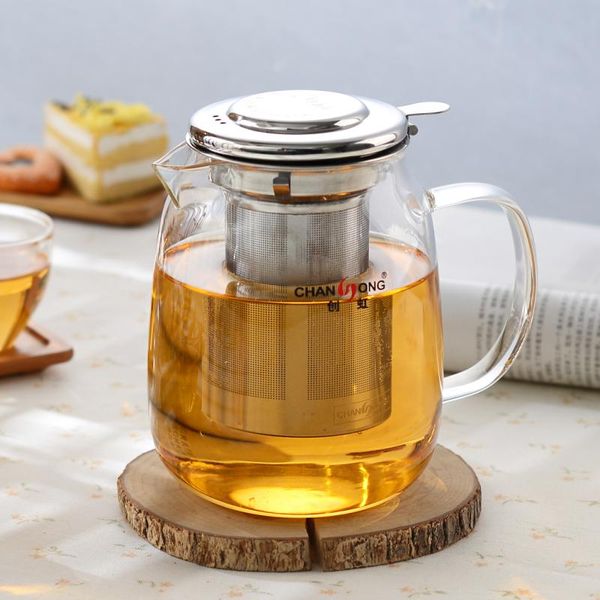

new elegant cup tea cup flower tea pot heat resistant glass tea set brewing device glass flower teapot qylrhl mywjqq