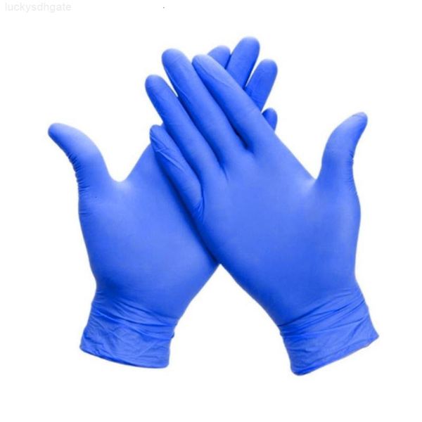 

for 100pcs disposable latex glove home food nitrile laboratory cleaning rubber gloves ih8d