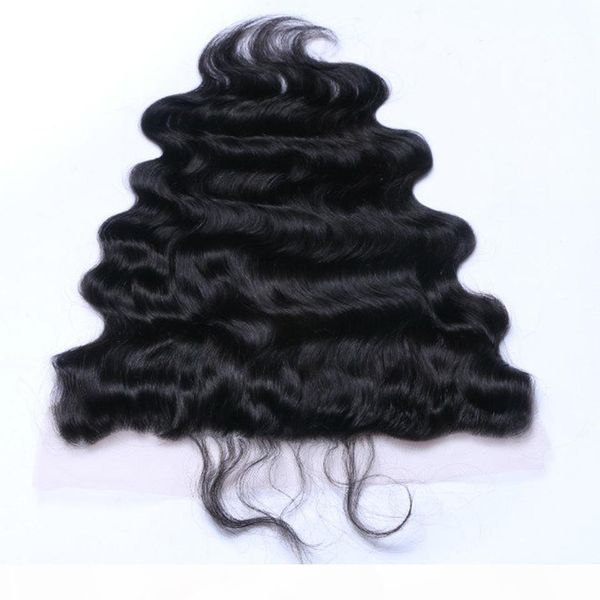 

remy brazilian human hair size 13*2 13*4 lace closure and lace frontal middle part three part 8-20" in stock, Black;brown