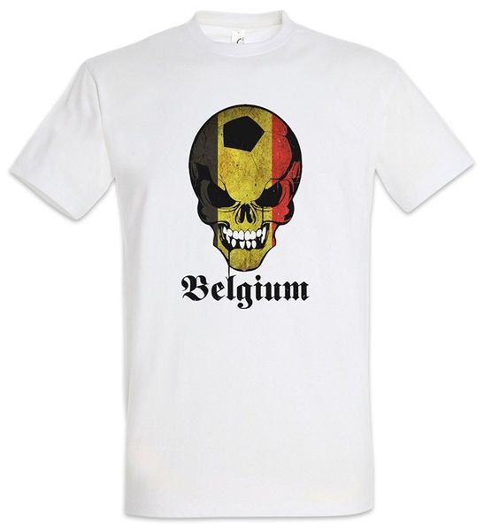 

sport 2019 new fashion brand male tshirt men classic footballer soccers belgium skull flag t-shirtdesign t-shirt