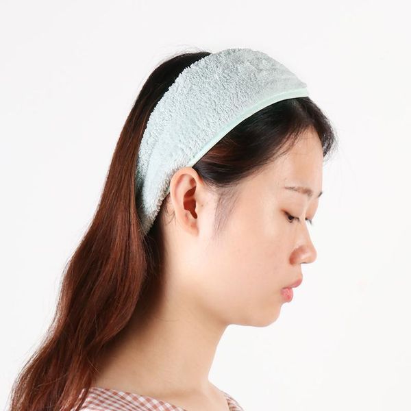 

useful soft women facial hairband make up wrap head cleaning cloth headband adjustable stretch towel sho qylmij
