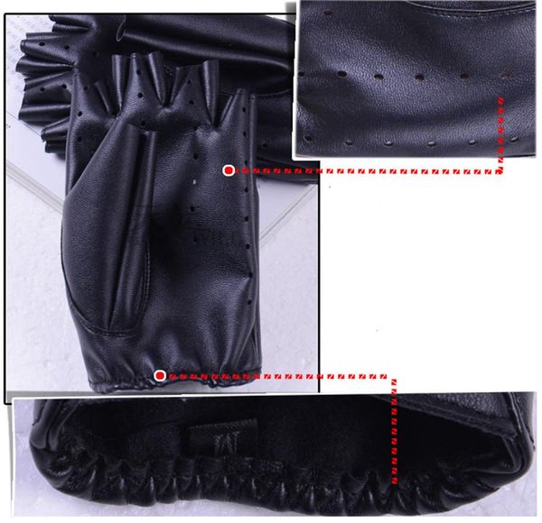 

женщины sexy pu кожаные перчатки половина пальцы ladies спорт велоспорт перчатки спортивная guantes ciclismo женщин сексуальный sqcykb bdeha