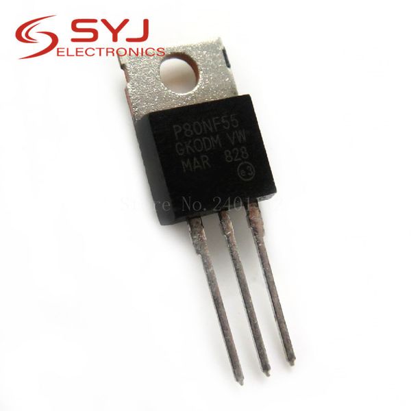 

10pcs / lot stp80nf55 p80nf55 zu-220 in stock