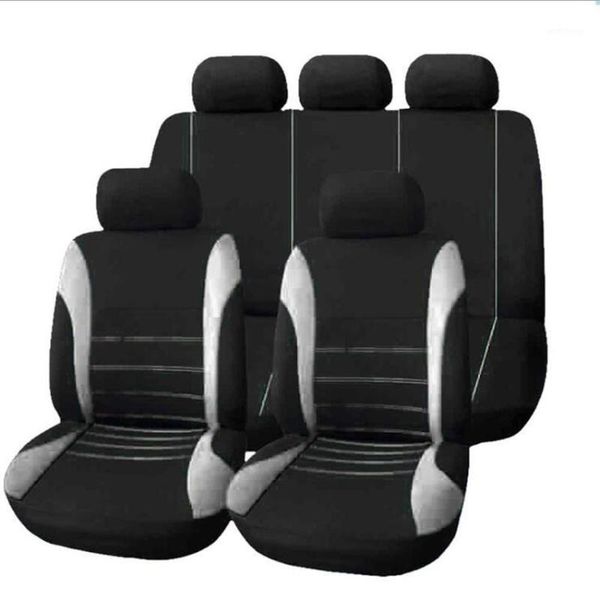 

car seat cover 4pcs/9pcs car seat cover protective auto parts grey1