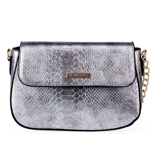 

sell at a loss women design snake pattern pu leather shoulder bags small crossbody bag for lady female chain messenger