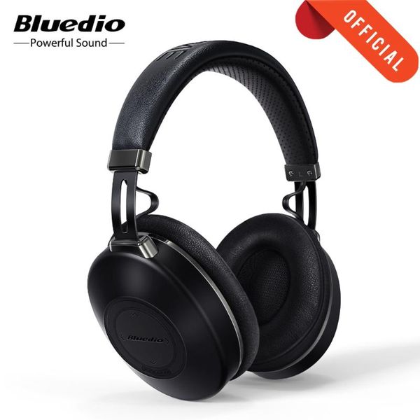 

bluedio h2 wireless headphones anc bluetooth 5.0 headset hifi sound step counting sd card slot cloud function app 57mm drive
