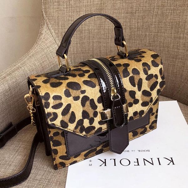 

vintage leopard crossbody bags for women 2020 chain tote shoulder messenger bag female sling luxury purses and handbags designer