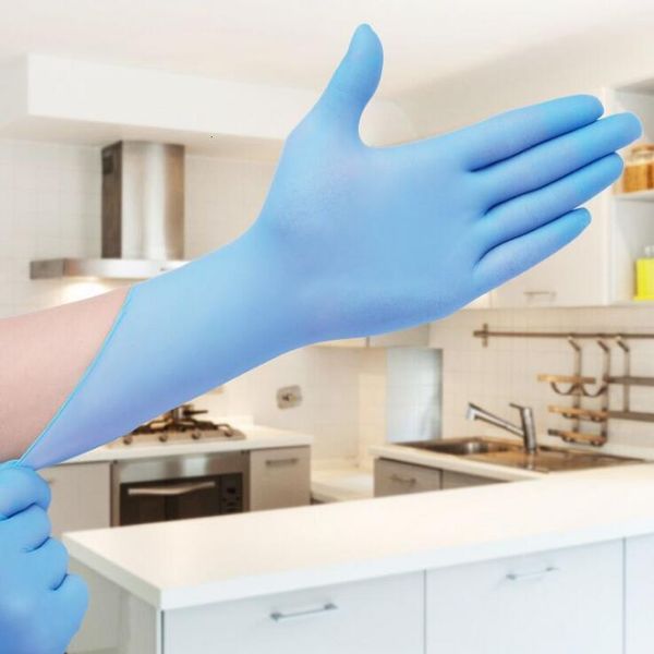 

disposable nitrile latex gloves 5 kinds of specifications optional anti-skid anti-acid gloves a grade without powder rubber ing
