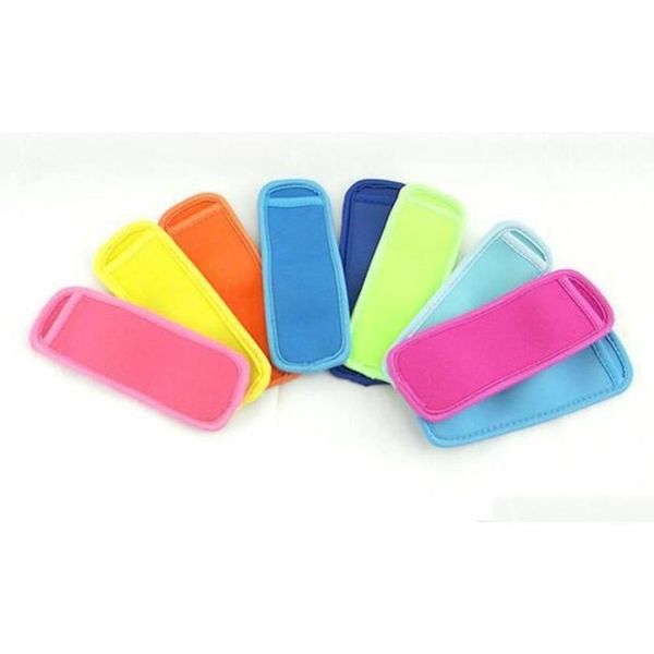 

popsicle holders pop ice sleeves zer edge covering 18cmx6cm neoprene waterproof for kids summer kitchen tools u2j6t
