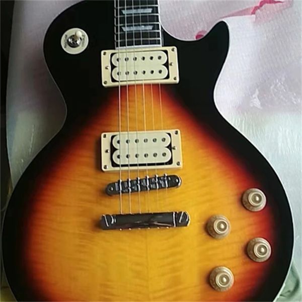 

jacey guitar store flamed tobacco burst electric guitar guitars guitarra