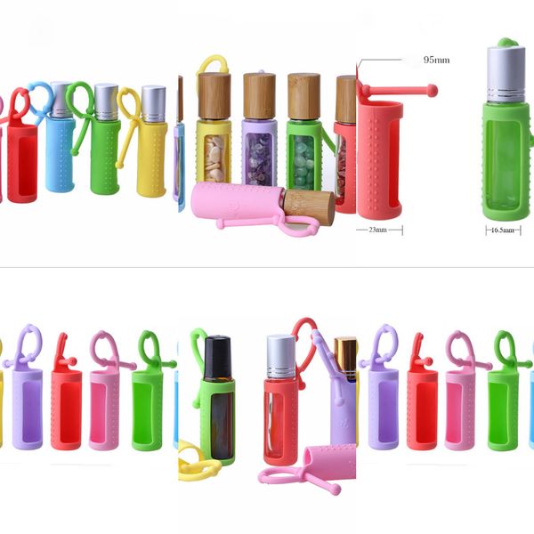 

newglass 10ml protective for travel 15ml carrying case roller bottle storage boxes silicone roll-onoutletnjo4